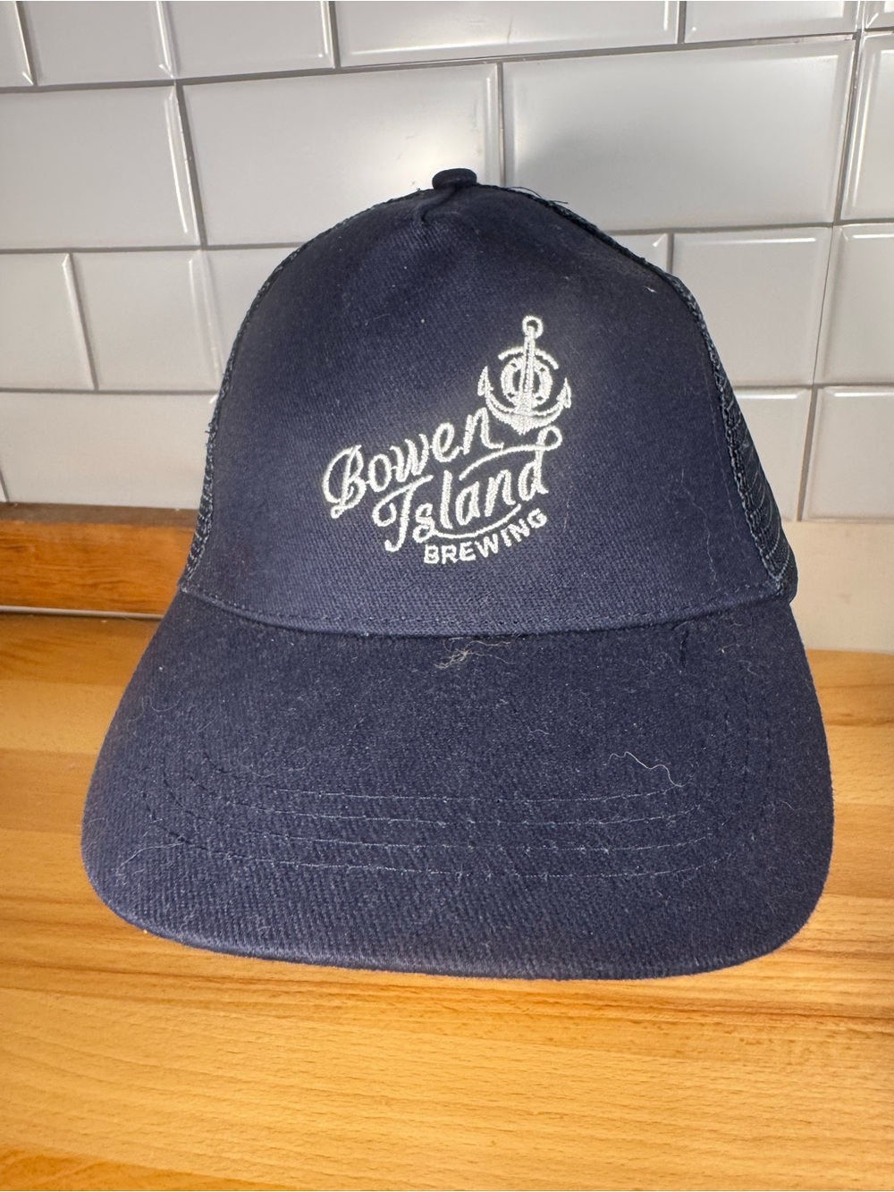 Men's Navy Bowen Island Brewing Baseball Cap